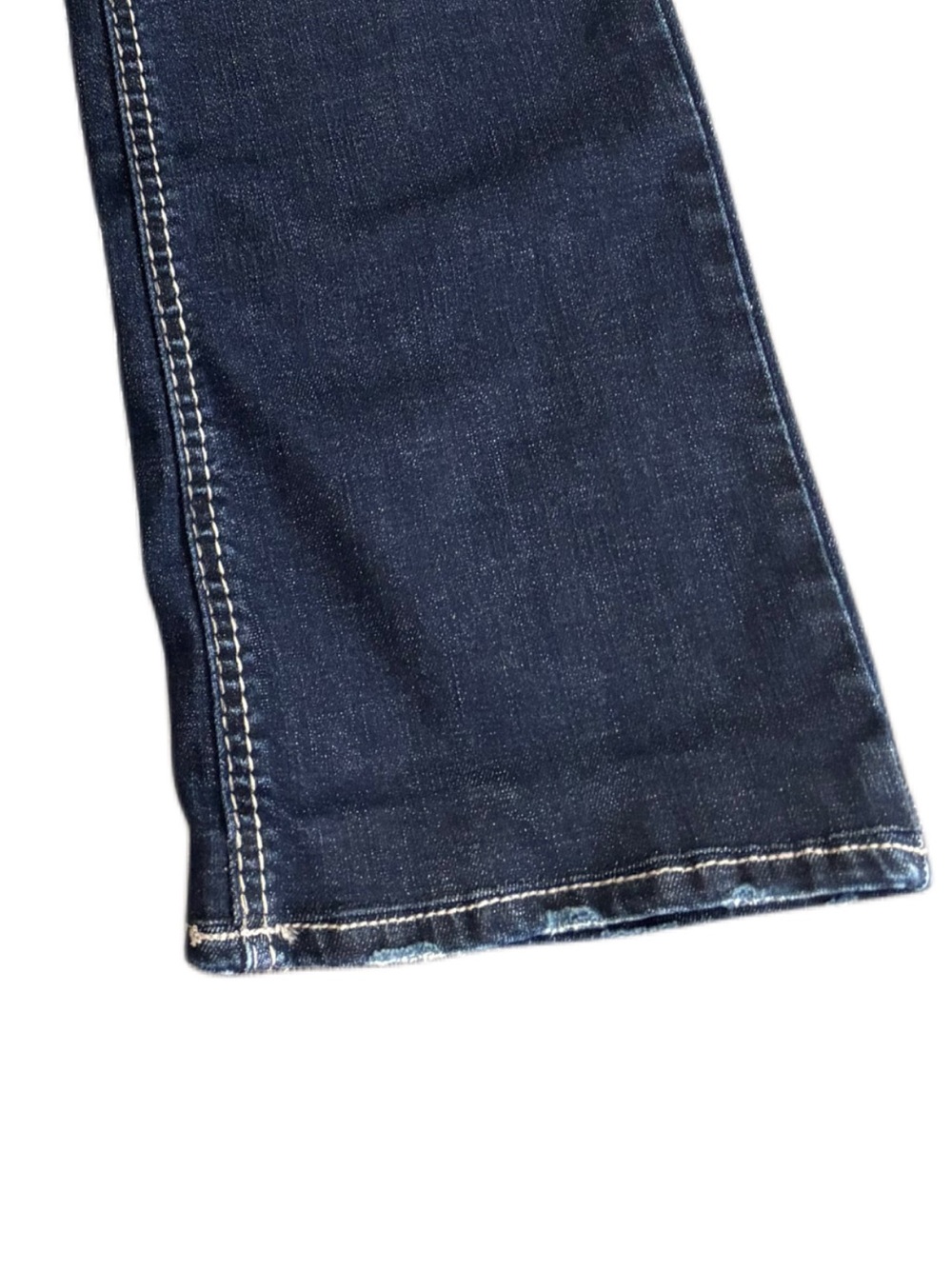 Women’s Silver Elyse Slim Dark Blue Bootcut Jeans - Picture 7 of 8